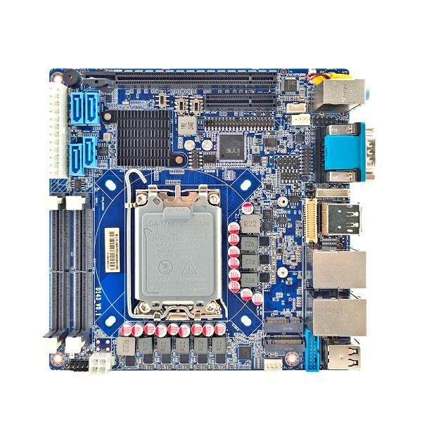 13代12代B660芯片组ITX工控主板 双网6COM双PCIE槽